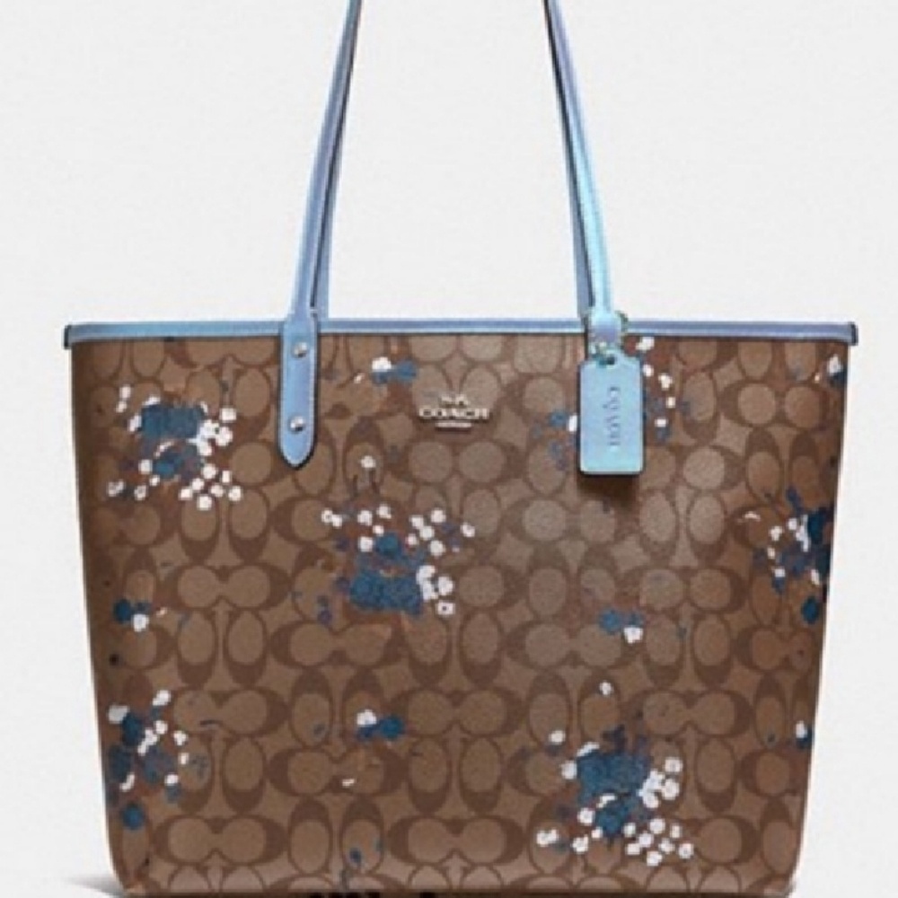 NWT Coach Reversible City Tote & New Coach Wallet
